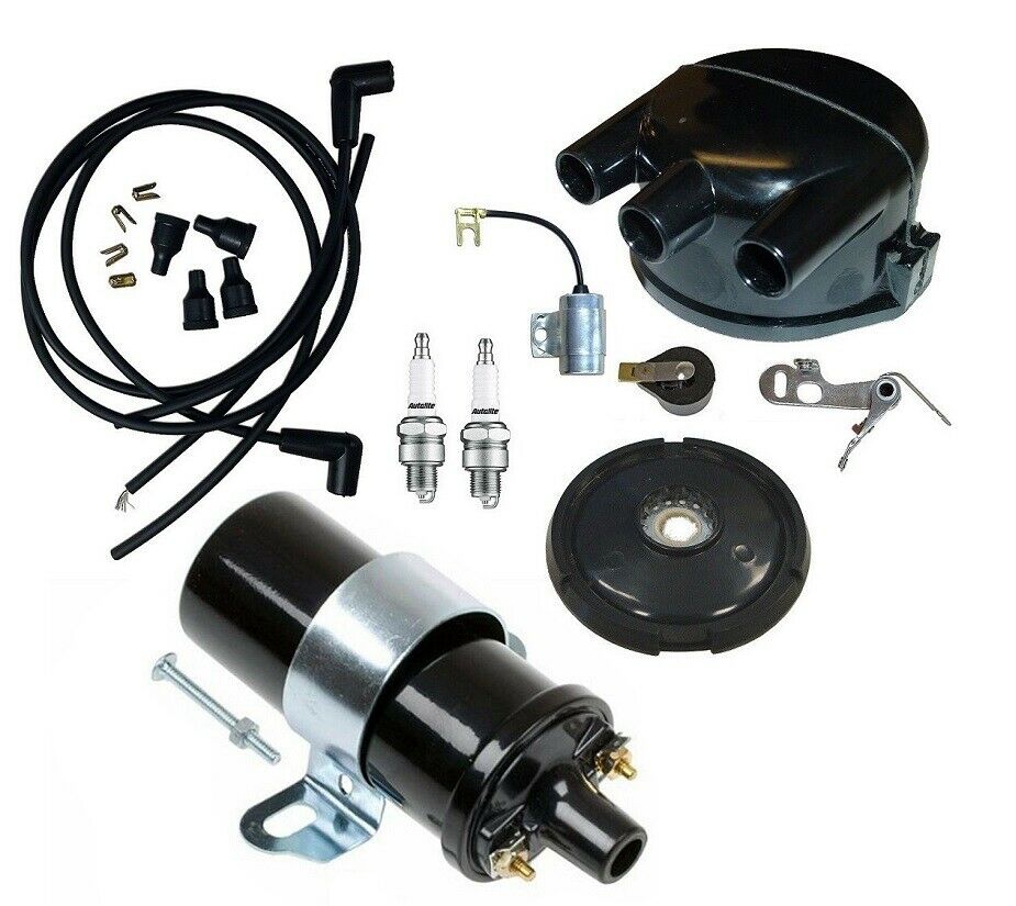 Distributor Ignition Tune up Kit & 12V Coil John