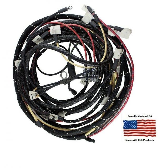 Mmtractorparts Com Complete Wiring Harness Ford 8n With Side Mount Distributor 1 Wire Alternator