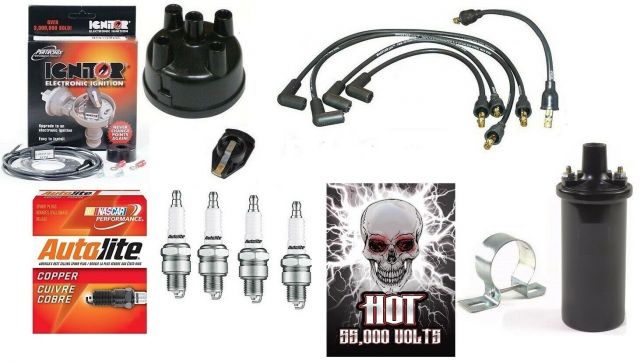 Mmtractorparts Com Electronic Ignition Kit 12v Hot Coil Ford 8n Tractor Side Mount Distributor Custom Wires