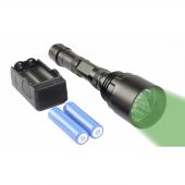 Heavy Duty LED Green Flashlight - Sportsman / Hunting - 3800 Lumens