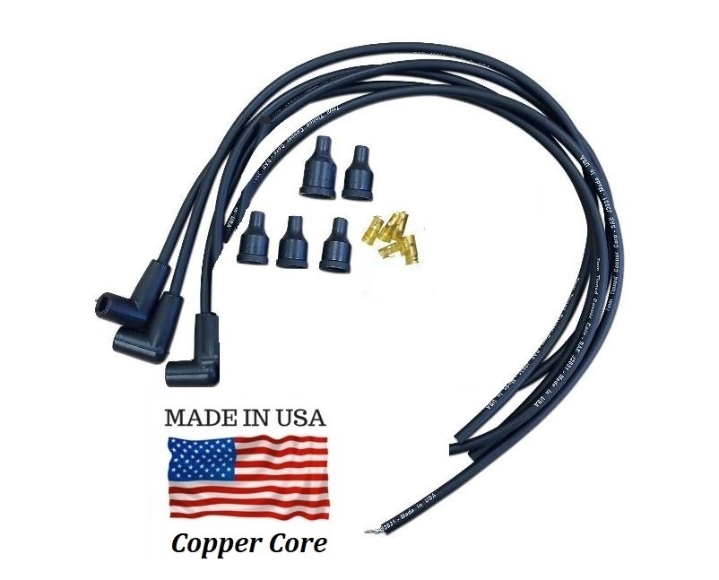 MMTractorParts.com: Spark plug wire set 3 Cylinder Tractor - USA Made ...