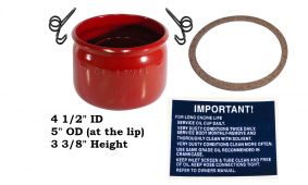 Air Cleaner Oil Cup & Clips for Ford Tractor