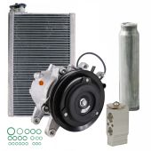 Air Conditioning Kit Compressor, Drier, Valve & Evaporator Kit - Kubota Tractor