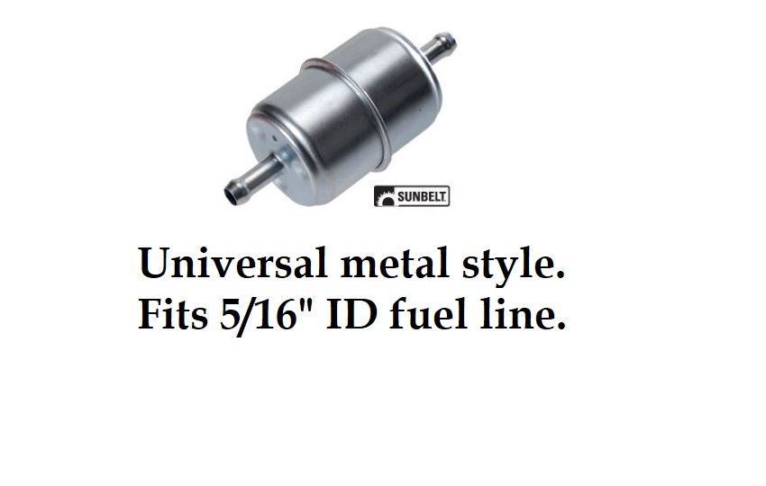 MMTractorParts.com: In-Line Fuel Filter - 5/16