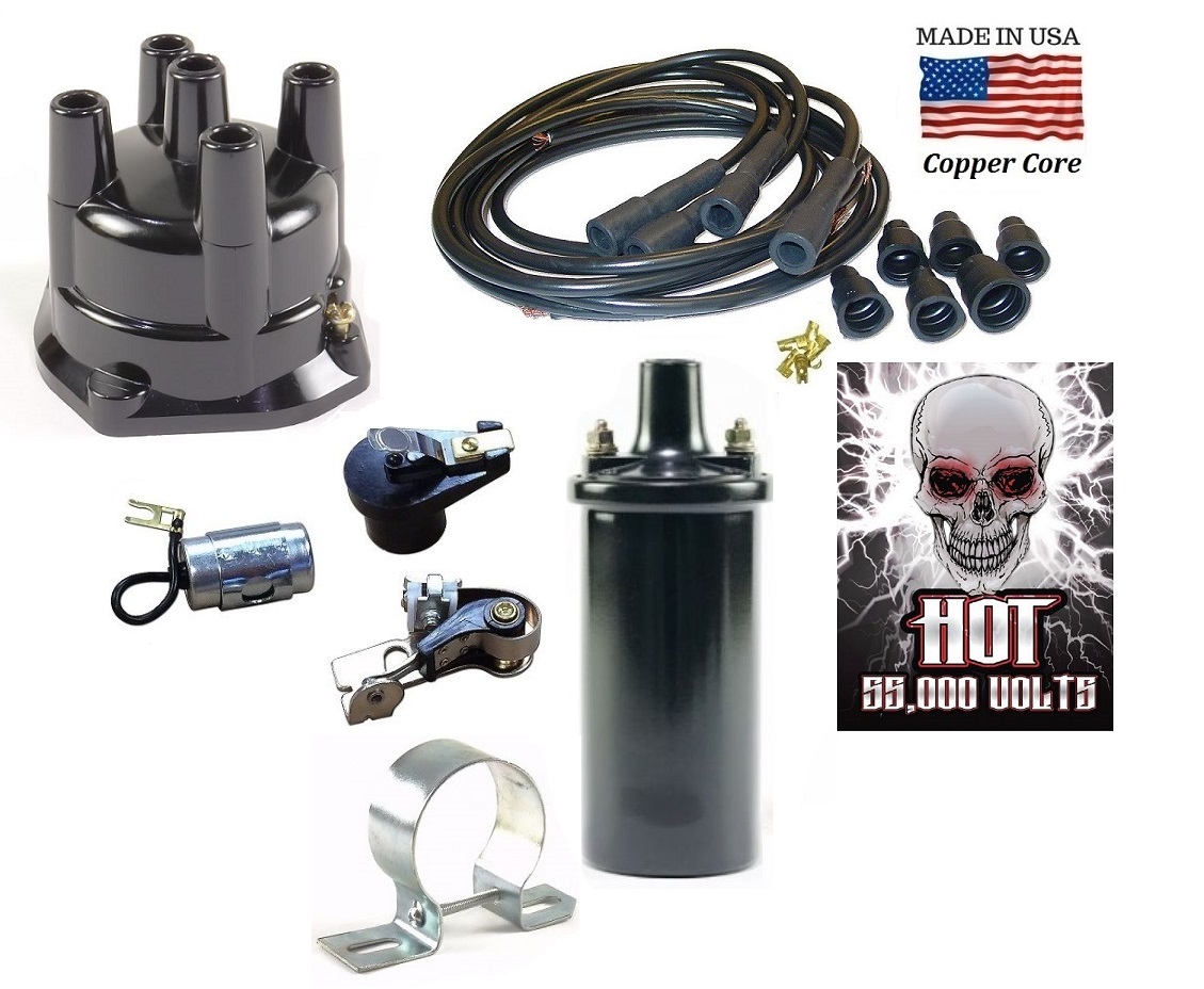 Mmtractorparts Com Distributor Ignition Tune Up Kit Hot Volt Coil