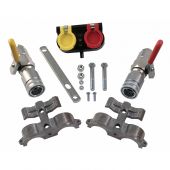 Pioneer Lever Actuated Hydraulic Quick Coupler Kit Genuine OEM Style - Case IH Tractor