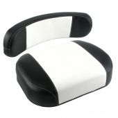 Seat Cushion Set Oliver Tractor - Black & White