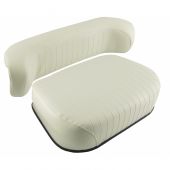 Seat Cushion Set Oliver Tractor -  Cream Embossed Vinyl