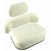 Seat Cushion Set Oliver Tractor -  Cream Vinyl